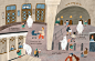 ILLUSTRATION  book illustrations bear Character design  Picture book children's book Wimmelbuch metro subway kidlitart