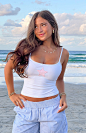 Scottie White Star Singlet Image