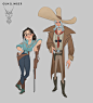 ArtStation - David Ardinaryas Lojaya's submission on Wild West - Character Design