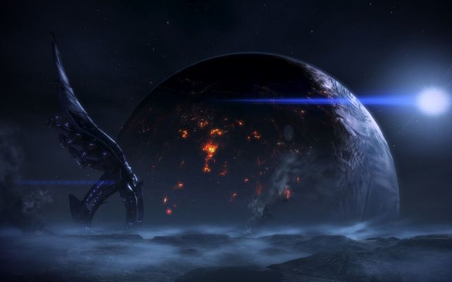 深邃宇宙星空宽屏桌面壁纸