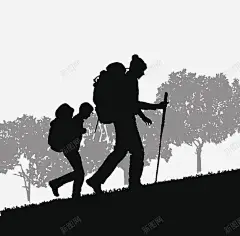 背包客携手爬山 元素 免抠png 设计图片 免费下载 页面网页 平面电商 创意素材