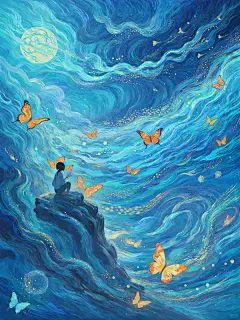 庄周梦蝶 | 蝶与星空 - 小红书