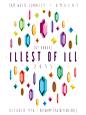 ILLEST OF ILL 2015 POSTER DESIGN : A poster design for the 2015 ILLEST OF ILL gallery show hosted at Ringling College. The theme of the show was 'Call to Adventure' in reference to classic adventure RPG games. 