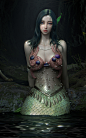 人鱼/Mermaid_CTang作品_角色/人物/生物_CG模型网