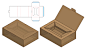 盒型列表 | 包装实物打样-彩盒实物打样-小批量包装生产-外包装结构展开图