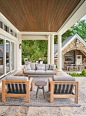 Beach style porch idea in Charlotte