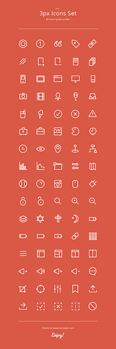 图标-花瓣网|陪你做生活的设计师 | 3px icon set（3像素图标集）