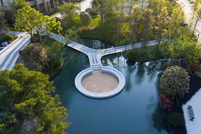 台州方远·天璟誉府居住区景观设计 | GVL怡境国际设计集团_景观中国 : 一、项目概况台州方远·天璟誉府位于浙江省台州市椒江区，景观面积 ...