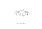 One line - Animals : Set of animal logos / icons made in one line.