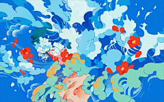 等三井打篮球采集到不同画师作品