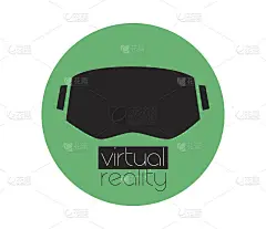 3D虚拟现实和眼镜概念