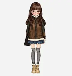 日系小女孩_新图网 https://ixintu.com 卡通 插画 儿童插画 童话 童话森林 梦幻 儿童 故事 卡通人物 卡通动物