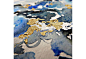 One Kings Lane - Art That Inspires - Marea Alta, Speical Edition Gold Leaf