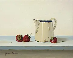 水粉景物插画