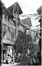 Old Street in Lisieux by Samuel Prout