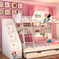 迪士尼经典形象儿童家具子母高低床双层床
