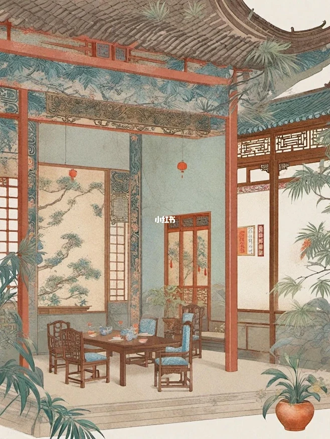 又是拉细节系列 | 中国美学配色-花瓣网