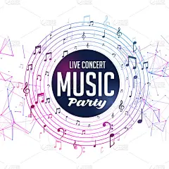 音乐派对现场音乐会模板与笔记