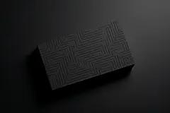 高级样机明信片名片卡片样机模型