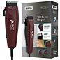 Wahl 100 GroomEase Hair Clipper, Shaver Trimmer Kit, Corded 10-Piece Set, Maroon