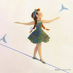 ~小生姓李~采集到彩铅插画