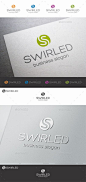 Swirled S Letter Logo - S Letter Logo Template – Unique Logo Emblem for Your successful business solution! An excellent logo template suitable for music production company, technology, communications, software development businesses, media, design agencie