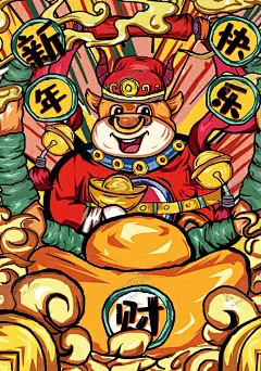 手绘牛年国潮牛年 【酷图网】牛转乾坤,2021,新年红包,牛年手机壳,年年有余,金牛贺岁,中国年,牛年国潮插画,祥云,中国风,中国元素,招财,转运,海浪,元宝,鼠标垫,桌垫,地垫插画,国潮插画,国潮海报,国潮宣传,国潮牛,国潮手机壳,国潮贴画,2021牛年,田田圈扁平风,过年,牛年大吉,牛年有福,牛年吉祥,牛气冲天,牛年插画