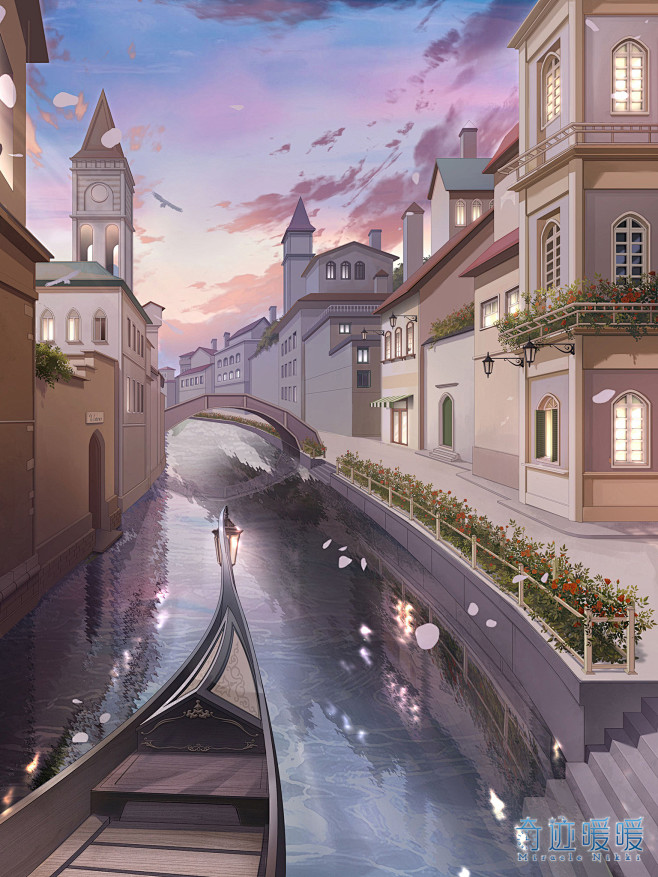 奇迹暖暖换装背景伦纳河