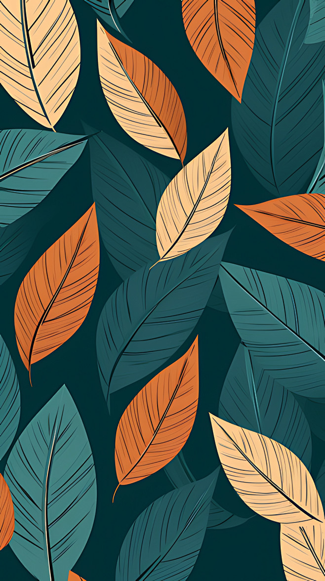 植物花草纹理底纹背景图