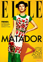 Matadoress–Kelsey Van Mookcovers the newsstand and subscribers cover ofElle MexicoApril, shot byJason Kim. Kelsey sports colorful, matador inspired looks selected by stylistJoseph Episcopofor the new issue.