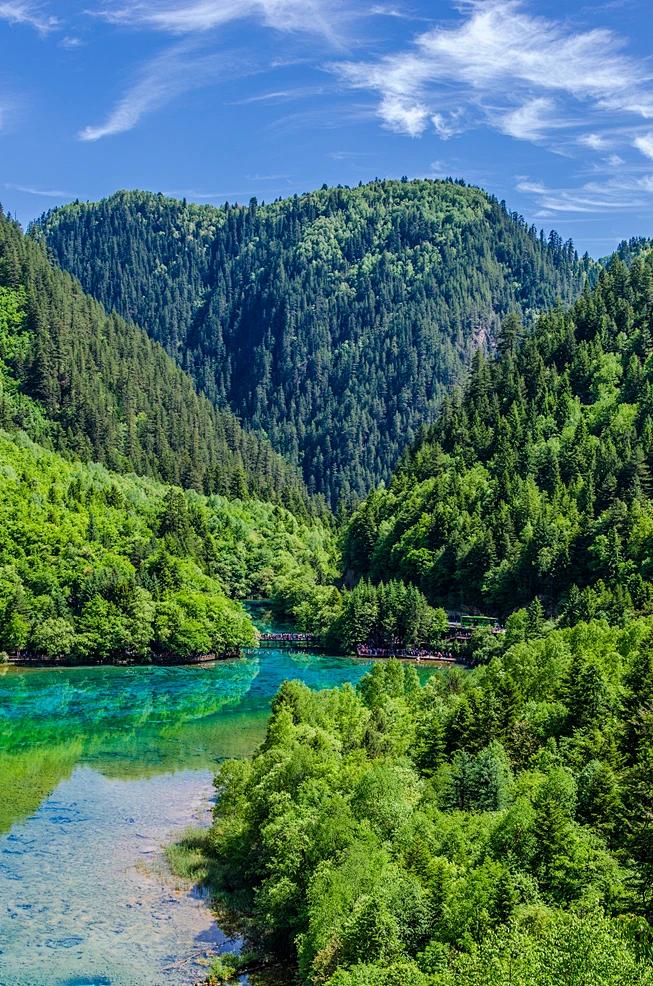 九寨沟-五花海-花瓣网