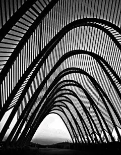 Ciutat de les Arts i les Ciències L’Umbracle  Designed by Santiago Calatrava and Félix Candela - Valencia, Spain