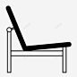finnjuhl躺椅nope现代图标 金色 icon 标识 标志 UI图标 设计图片 免费下载 页面网页 平面电商 创意素材