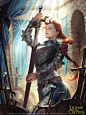 Legend of the Cryptids - Christina 1, Tatiana Kirgetova : there is Christina right after the end of education, she became a knight and got her real sword