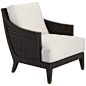 McGuire Furniture: St. Germain Lounge Chair: WS-20gg: 