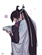 #魔道祖师##曦澄#
“晚吟在看什么”
呜呜呜背后抱好甜
twi：six811217（已授权） ​​​​