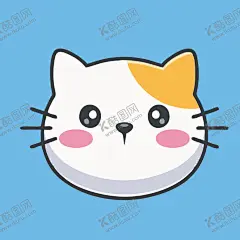 可爱ketty猫咪矢量卡通插画 【酷图网】可爱,小猫,猫咪,宠物,保护动物,动物,logo,icon,图标,插画,儿童插画,矢量,儿童画,北欧风,简笔画,卡通,设计,EPS