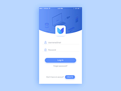 Mirana采集到App . 登录 . 注册