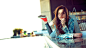 Damaris Esquivel brunettes denim clothing hair in face jackets wallpaper (#2823730) / Wallbase.cc