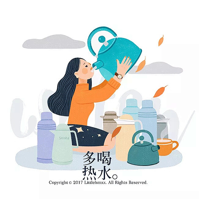 小清新插画