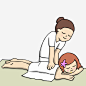 手绘女性SPA背部按摩矢量素材_新图网 https://www.ixintu.com