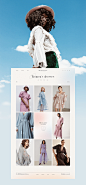 clothes designer e-commerce Fashion  onlinestore shop UI ux Website