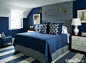 蓝色舒适家居卧室装修图片