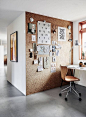 -Workspace with a cork wall- -perfect corner at your home- -enjoy the working environment at home- -i would love to put many photos!-: 