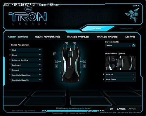 科幻步入现实 RazerTRON创战纪鼠...