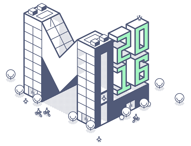 Metalab 2016#立体场景插画#...