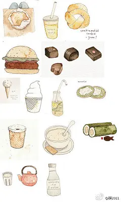 【图】森系插畫~喜歡哦~@小云曦从@想養老虎的音樂的杂志#♫{森女}♫#分享的图片 - 美丽说