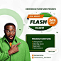 Flash sales flyer for Instagram