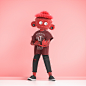 Urban Wildlife - 3D Character Design : This project is an exploration of 3D character design and digital clothing to create a small collection of photographies about the colorful inhabitants of the city.