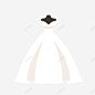 手绘白色婚纱礼服 免抠png 设计图片 免费下载 页面网页 平面电商 创意素材